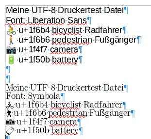 so sieht es auf dem Bildschirm aus